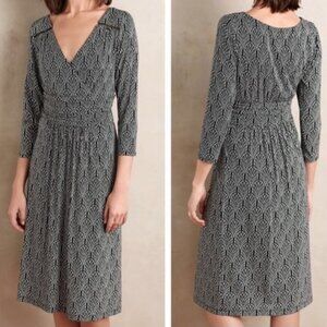 Anthropologie Maeve Galena Stretch Midi Dress